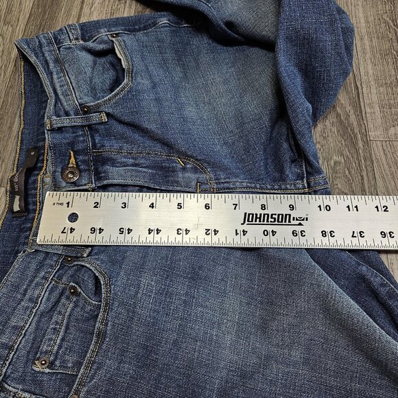 Levis 529 Bootcut Jeans Womens 6 Blue Medium Wash Stretch Denim - Picture 13 of 14